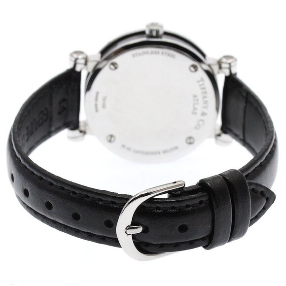 TIFFANY&Co. Atlas Dome Z1300.11.11A10A71A black Dial Quartz Ladies Watch - Picture 3 of 11